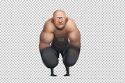 Angry boxer, a Texture Illustration by lemonoff (Thumbnail 2 of 2)