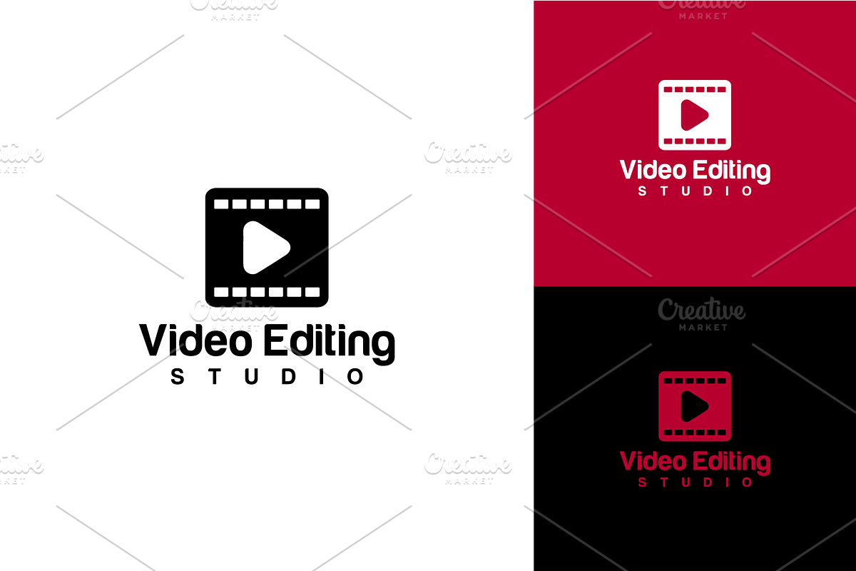 Video Editing Studio Logo, a Branding & Logo Template by zaqilogo