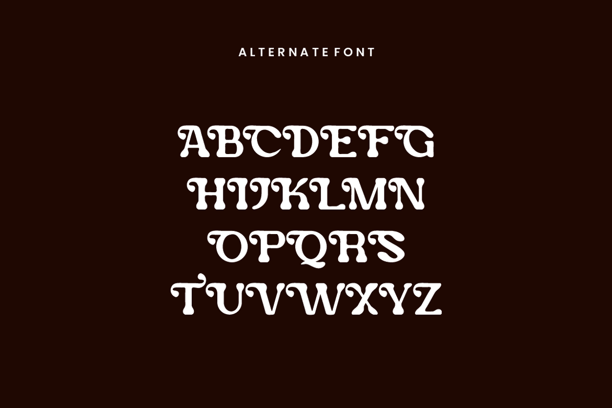 Woyder - Retro Display Font, a Slab Serif Font by QR Design Studio (Photo 7 of 12)