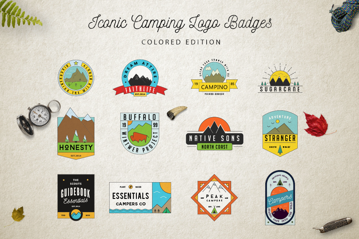 The Mountain Logos Mega Bundle, a Branding & Logo Template by LovePowerDesigns (Photo 2 of 20)