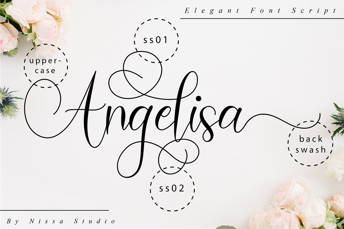 Amadea Script, a Script Font by Nissa Studio (Photo 10 of 12)