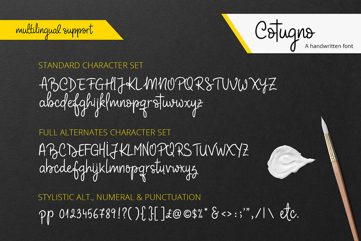 Cotugno Script Font preview 6