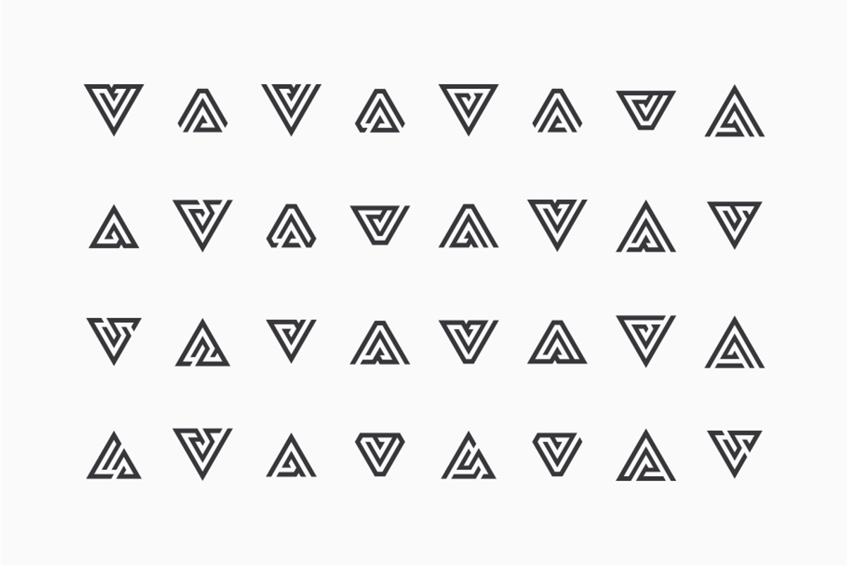 32 Triangle Vector Logos, a Branding & Logo Template by yopie
