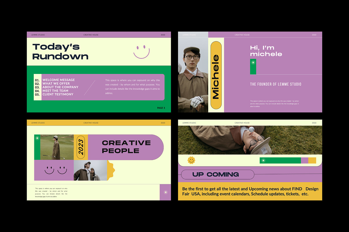 Golf Concept - Powerpoint Template, a Presentation Template by Meliora Studio (Photo 3 of 8)