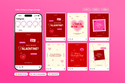Valentine - Instagram Post, a Social Media Template by Izdihaar_Studio (Thumbnail 1 of 4)