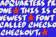 Checkout, a Handwritten Font by Headquarters (Thumbnail 7 of 10)