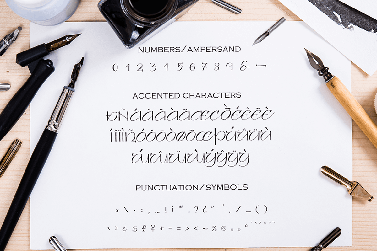 Fingerbreadth Font preview 3