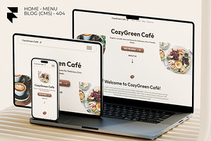 GreenCafé - Framer Template, a Landing Page Template by Monstreh
