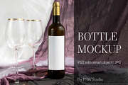 Halloween Bottle Mockup Label fall, an Advertising Mockup by PawMockups (Thumbnail 1 of 10)