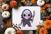 Cartoon Horror Halloween Guys 04., a Decorative Illustration by KENO Mascots (Thumbnail 7 of 10)