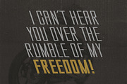Burnout, a Sans Serif Font by Chad Palmer Designs (Thumbnail 7 of 7)