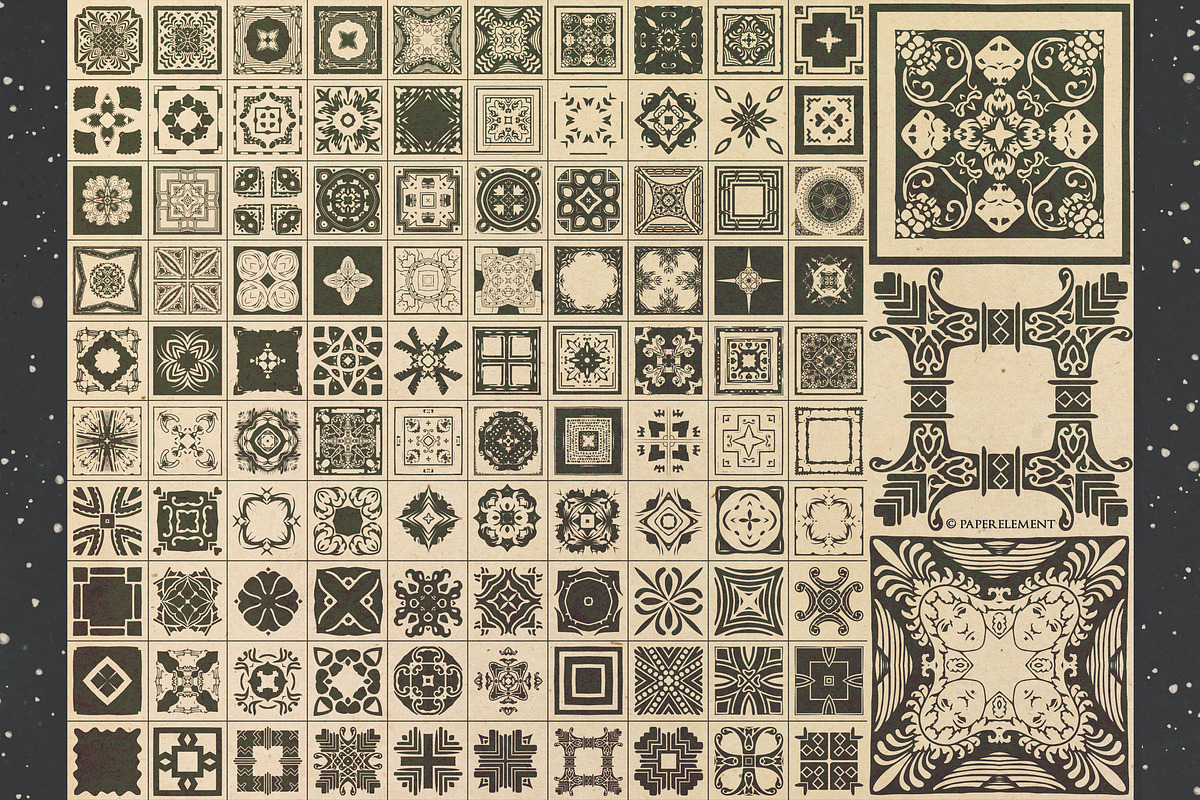 370 Classical Scene-Building Vectors, an Object Illustration by Paper Element (Photo 10 of 17)