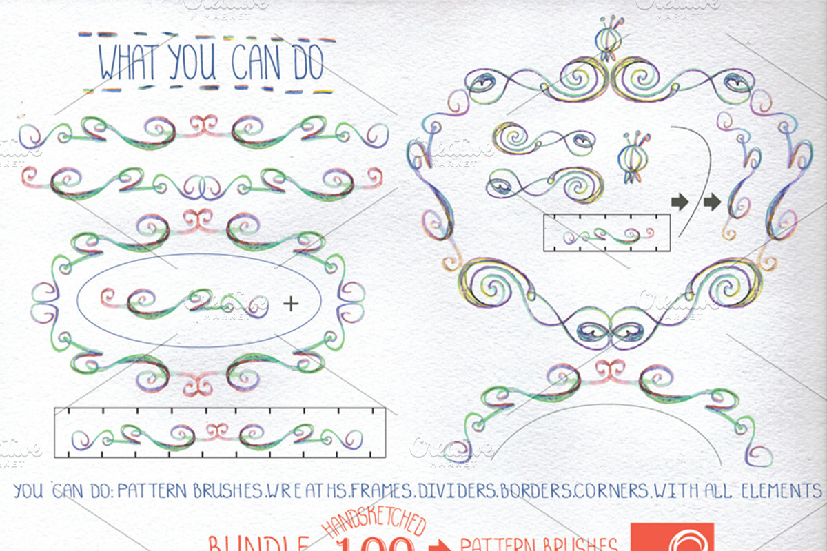 Handsketched designer Bundle Vector preview 2