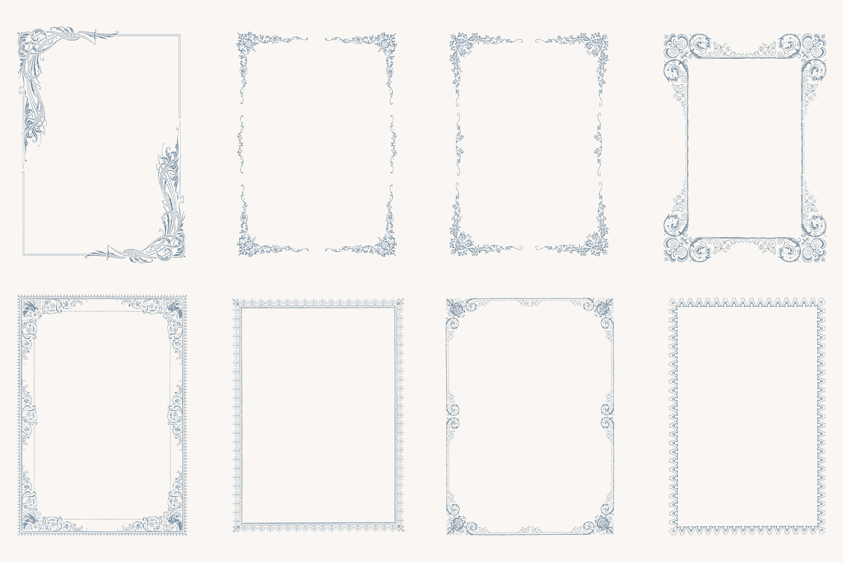 Ornate Borders Template, a Decorative Illustration by Century Library (Photo 2 of 7)