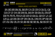 Tribal Hole Typeface, a Serif Font by alit design (Thumbnail 18 of 20)