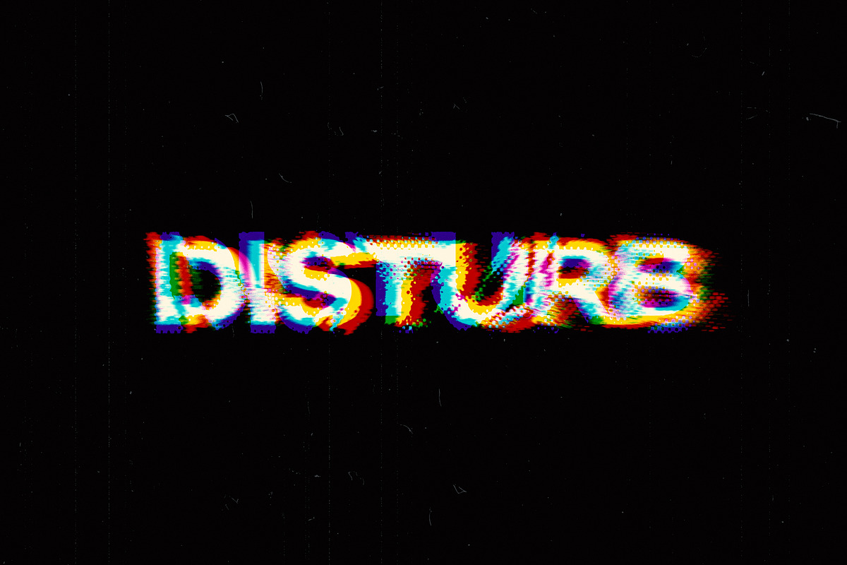 Chromatic Glitch Text Effect, a Layer Style Add-On by Posterfello (Photo 3 of 3)