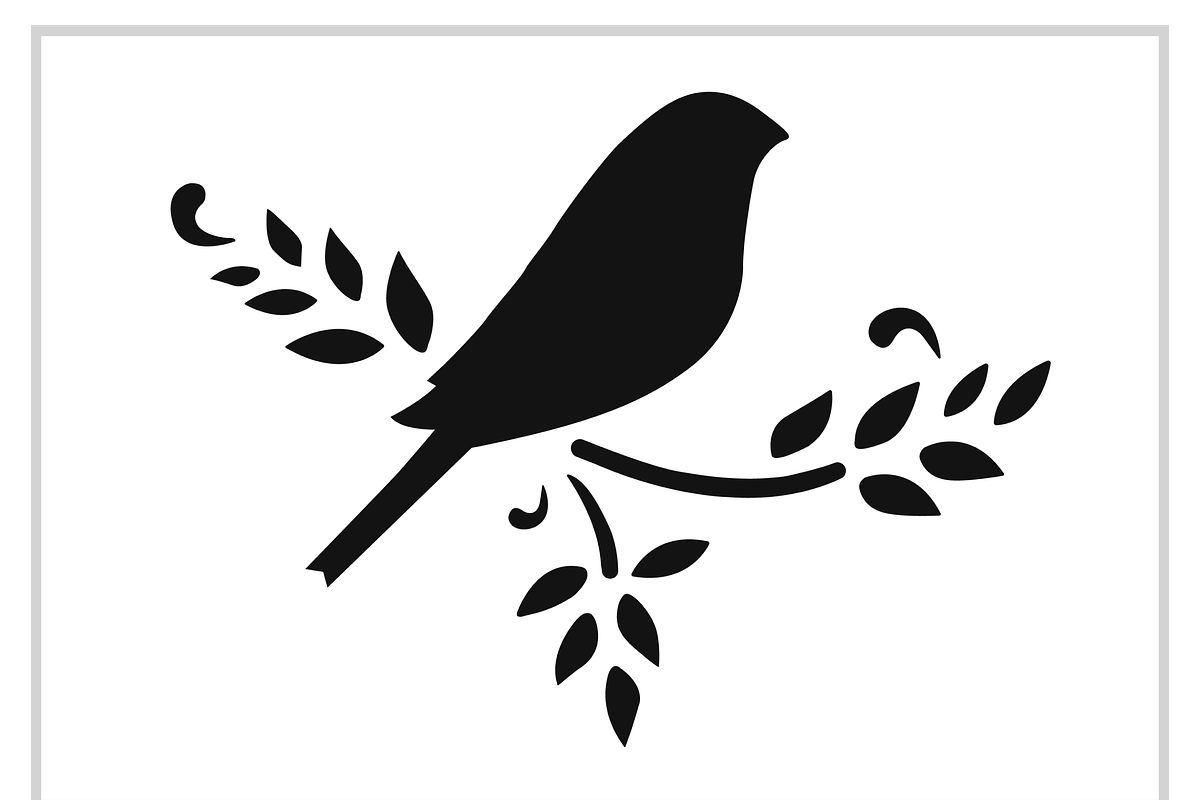 Elegant Bird Silhouette Design, a Technology Illustration by CarWrap design (Photo 3 of 3)