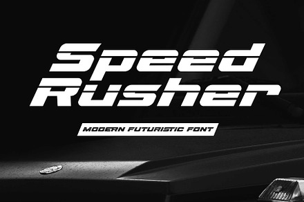 Speed Rusher - Sporty Futuristic, a Font by Arterfak Project