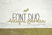 Antique Garden | A Unique Font Duo, a Script Font by Colllab Studio (Thumbnail 1 of 18)