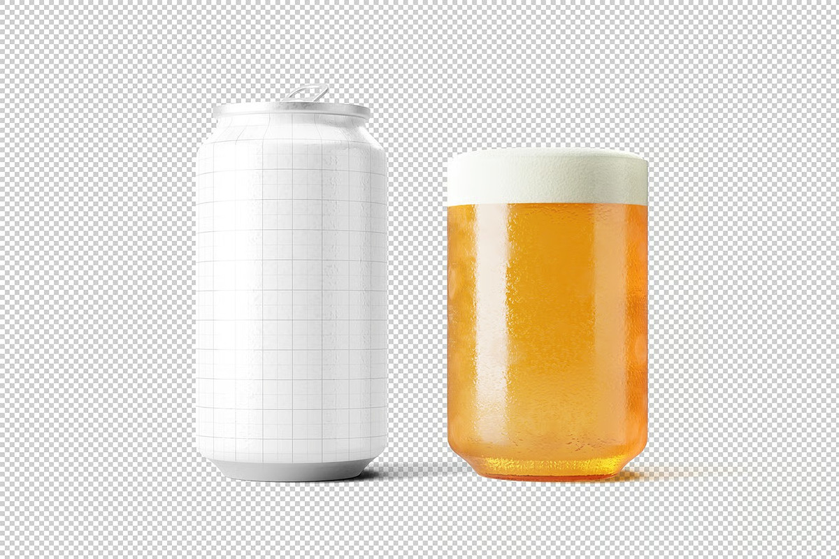 Beer Can Mockup, a Product Mockup by zpackcreative (Photo 3 of 4)