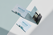 Trifold Landscape Brochure Mockup, a Books & Magazine Mockup by xavier_studio (Thumbnail 4 of 5)