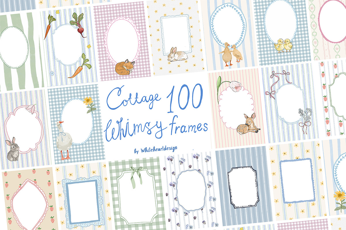 PNG Whimsical Frames, an Object Illustration by whiteheartdesign (Photo 1 of 8)