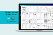 Ultimate Business Planner Bundle, a Stationery Template by LaxmiOwl (Thumbnail 1 of 11)