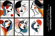 Minimalist Portraits, a Decorative Illustration by Digital Art Creations (Thumbnail 2 of 8)
