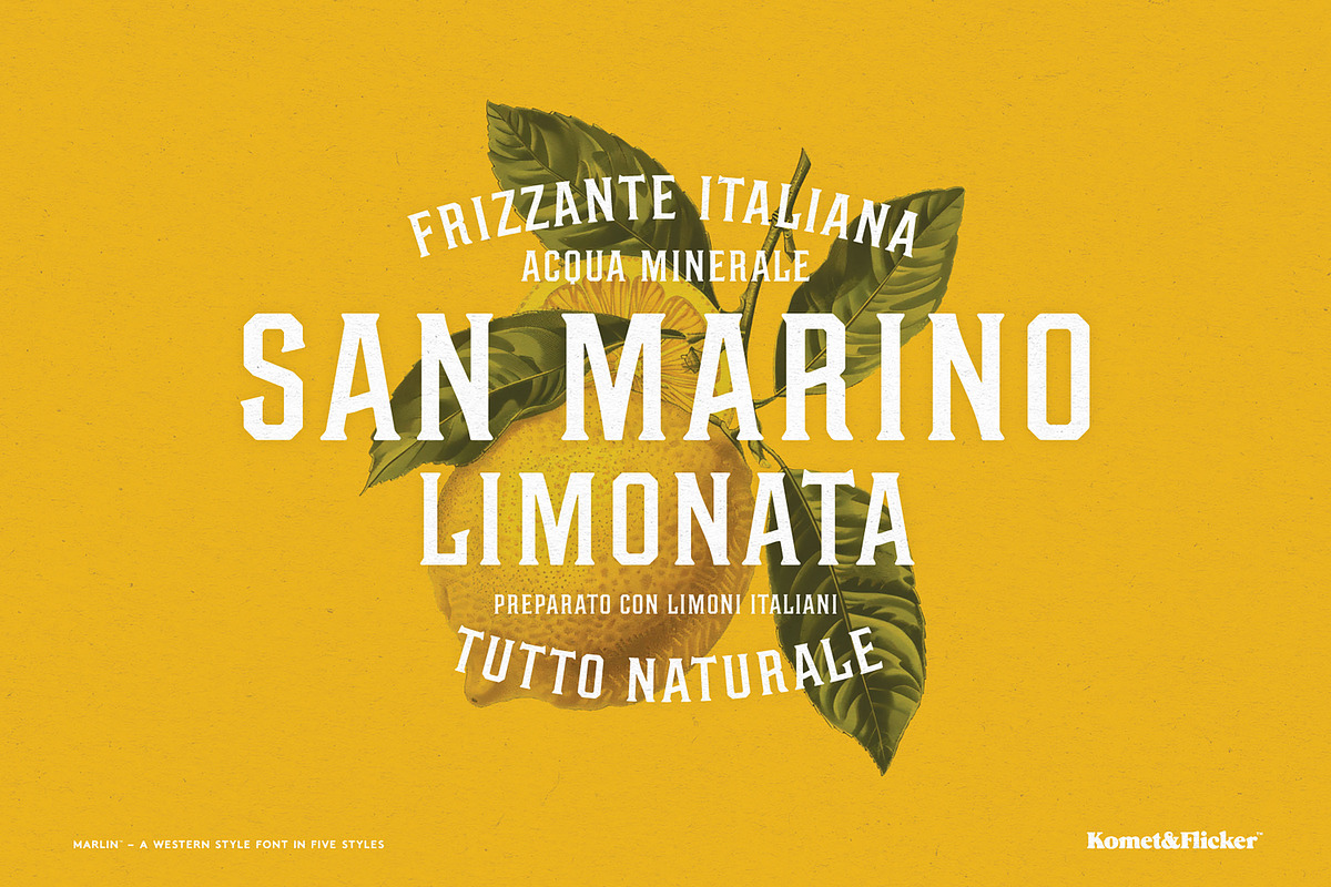 MARLIN - A Western Style Font, a Serif Font by Komet & Flicker (Photo 3 of 15)