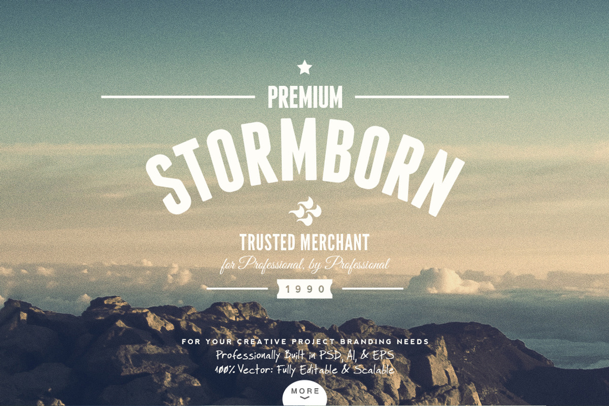 33 Trendy Vintage Insignias Bundle 1, a Branding & Logo Template by Yusof Mining (Photo 2 of 5)