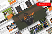 Altuve – Sport PowerPoint Template, a Presentation Template by kreatifreya (Thumbnail 1 of 5)
