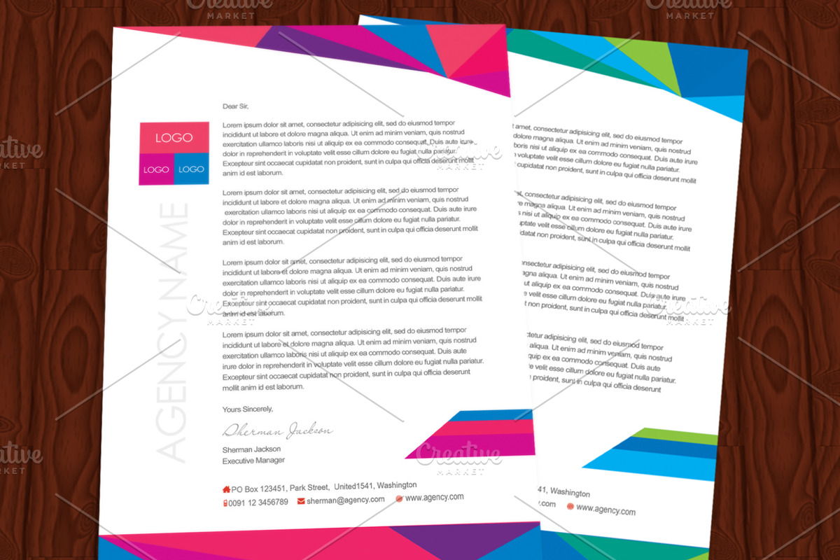 Creative Designer Letterhead, a Stationery Template by PremadePixels.com (Photo 2 of 4)