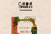 Fall Abstract Backgrounds & Cut Outs, a Decorative Illustration by whiteheartdesign (Thumbnail 20 of 28)