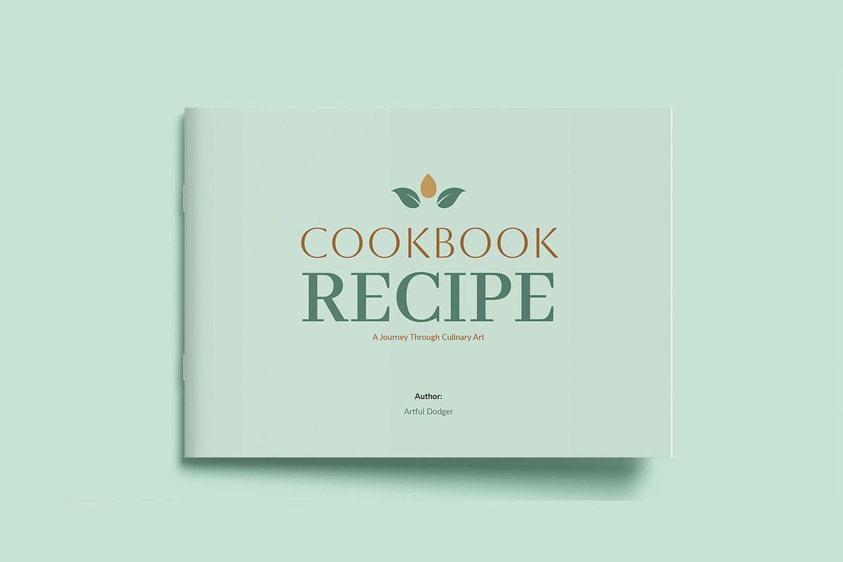 Professional Cookbook Recipe Layout, a Brochure Template by MightyDesign (Photo 2 of 9)