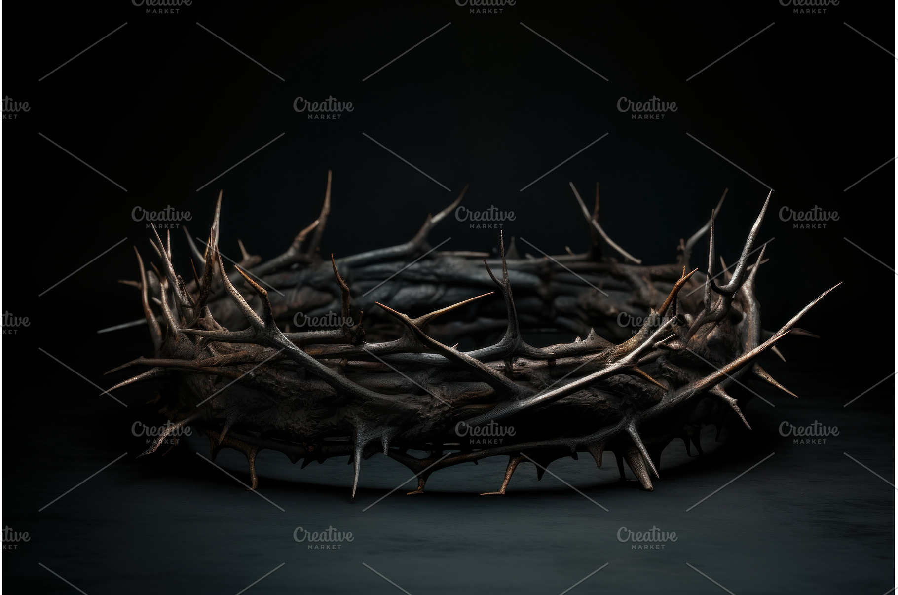 Iconic Crown thorns ancient, a Background Photo by Ylivdesign
