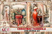 Christmas Fashion-2, a Person Illustration by CraftArtStory (Thumbnail 1 of 7)