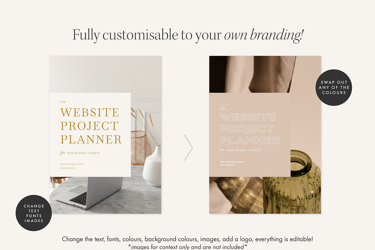 Website Project Planner Template, a Presentation Template by January Made Design (Photo 9 of 14)