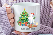 Christmas Ghost, Halloween Christmas, an Illustration by Rose Art (Thumbnail 4 of 5)