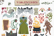 Creepy Halloween, a Decorative Illustration by kateja (Thumbnail 3 of 11)