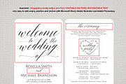 Wedding Program Fan SHR381, an Invitation Template by Shafura_Wedding (Thumbnail 4 of 5)