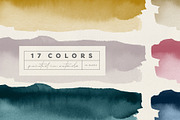 Brush Strokes in 17 Modern Colors, a Texture Graphic by Basia Stryjecka (Thumbnail 4 of 21)