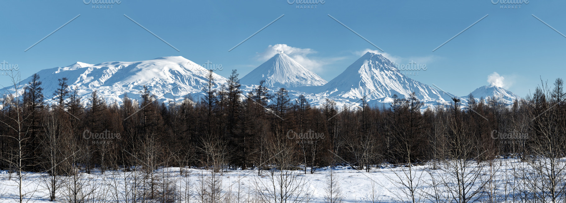 Winter volcano landscape Kamchatka, a Nature Photo by Alexander-Piragis