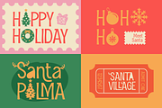 Santa Palma - Playful Christmas, a Sans Serif Font by Artisan Themes (Thumbnail 6 of 12)