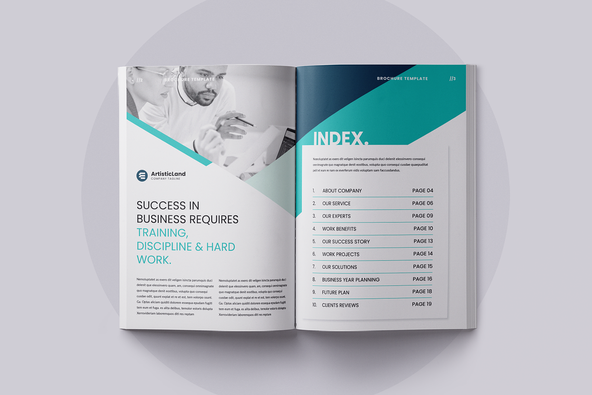 Brochure Template | Canva, a Brochure Template by ArtisticLand (Photo 4 of 10)