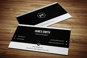 Black & White Minimal Business Card3, a Business Card Template by PSD Storm (Thumbnail 3 of 6)