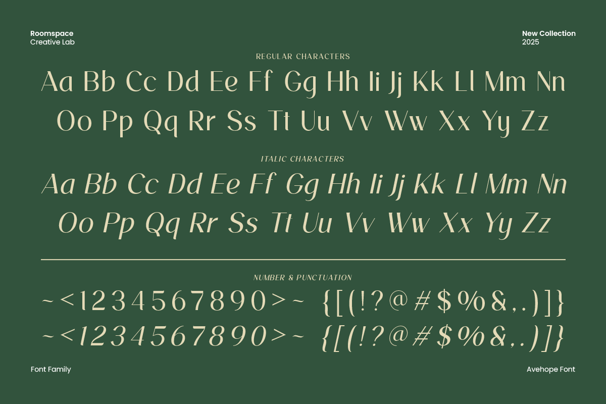 Avehope – A Modern Geometric Sans, a Sans Serif Font by roomspace creative lab (Photo 9 of 10)