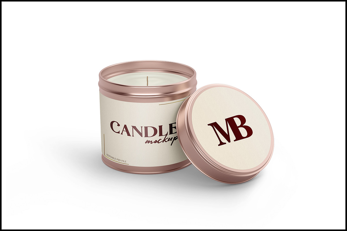 Candle Tin Jar Mockup, a Product Mockup by mockupbuys (Photo 1 of 5)