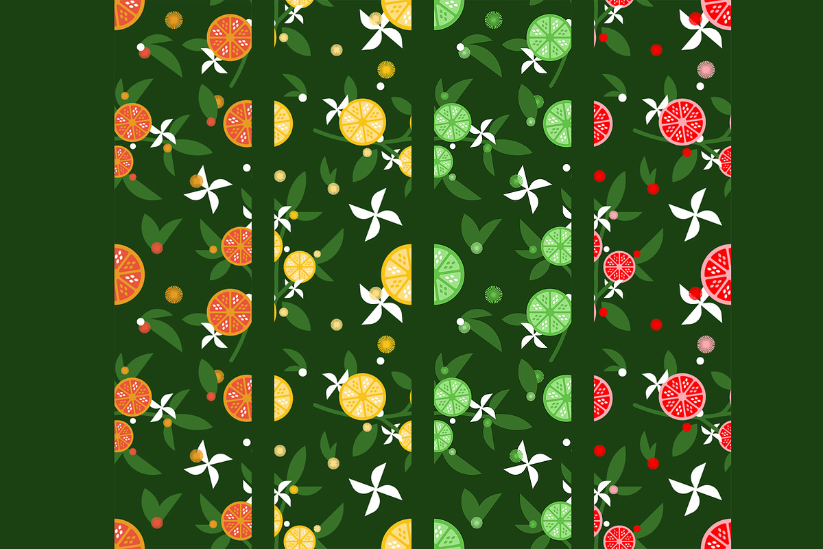 Full Citrus Grove Pattern Set, a Graphic by Lane Martin Design (Photo 1 of 7)