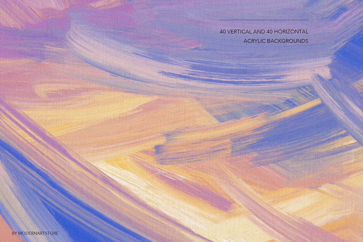 Summer. Abstract Acrylic Backgrounds, a Texture Graphic by Spark Studio Brushes (Photo 5 of 9)