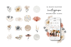 80 Instagram Highlight Icon Bundle